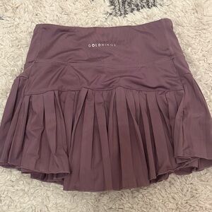 Purple Goldhinge tennis skirt!